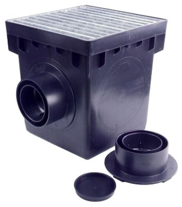 NDS 1200MTLKIT - 12" Catch Basin Kit with Metal Grate