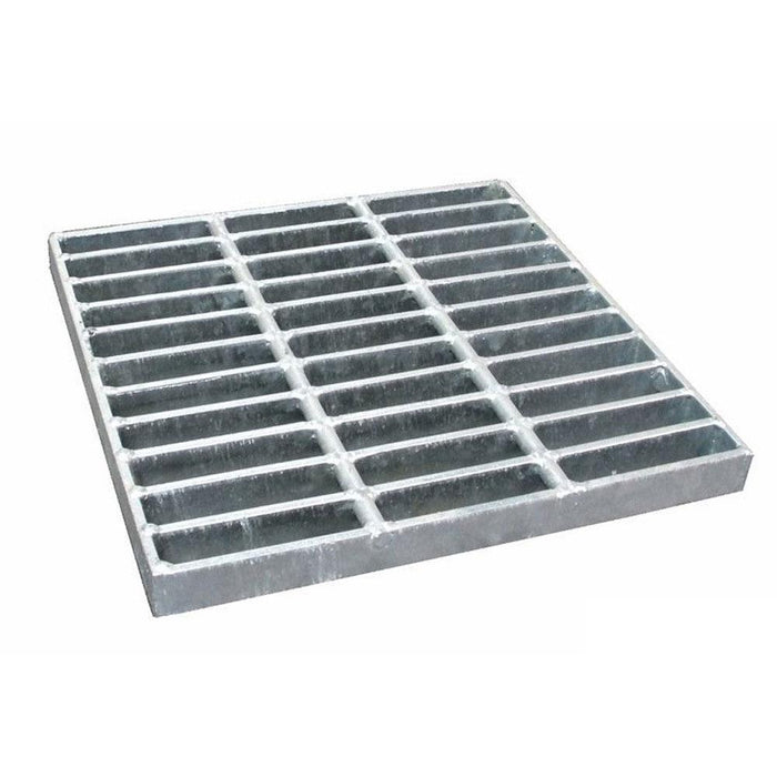 NDS 1815 - 18" Square Catch Basin Grate, Galvanized Steel
