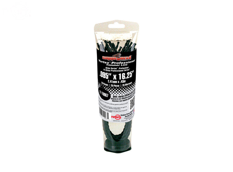 Copperhead 10067 Vortex Trimmer Line .095" 16-1/4" (20 Pack)