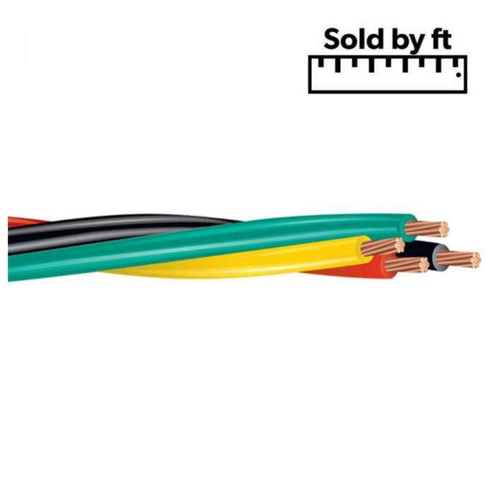 Twisted Pump Cable Wire 10/3 w/Ground By The Foot