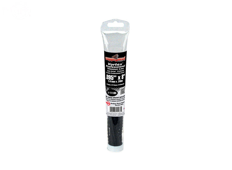 Copperhead 11185 Vortex Trimmer Line .095" X 8" (24 Pack)