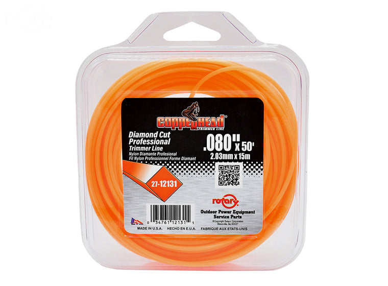 Copperhead 12131 Diamond Trimmer Line .080" Donut | 50'