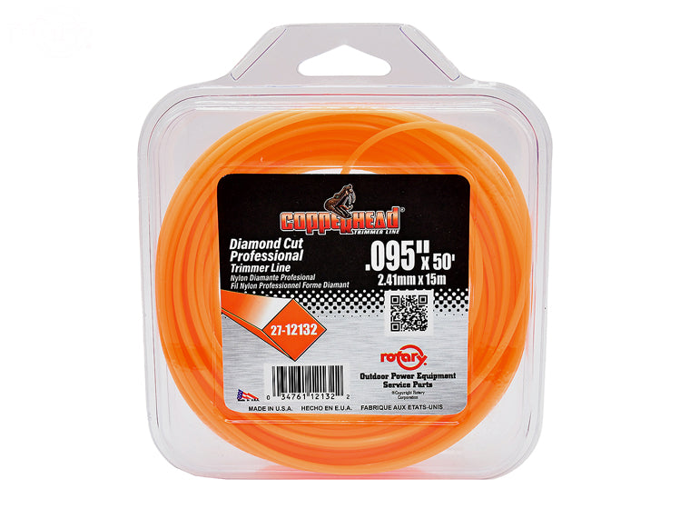 Copperhead 12132 Diamond Trimmer Line .095" Donut | 40'