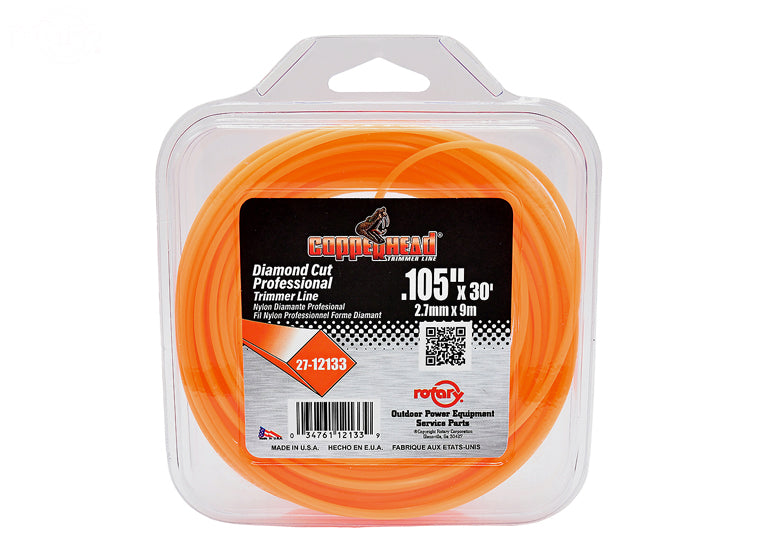 Copperhead 12133 Diamond Trimmer Line .105" Donut | 30'