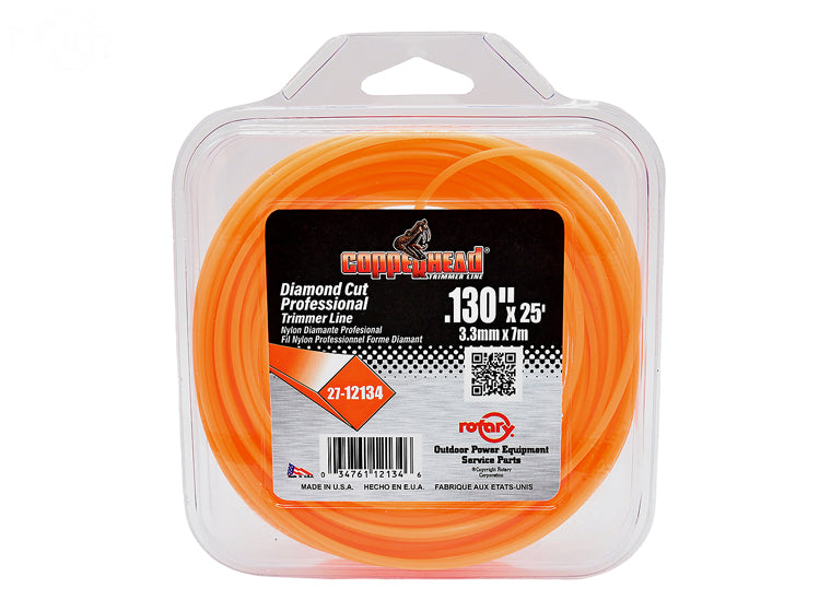 Copperhead 12134 Diamond Trimmer Line .130" Donut | 25'