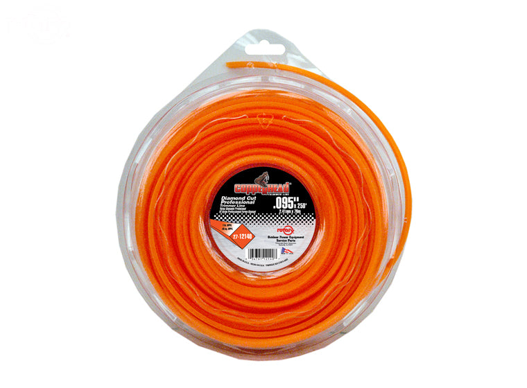 Copperhead 12140 Diamond Trimmer Line .095" 1 LB Donut | 250'