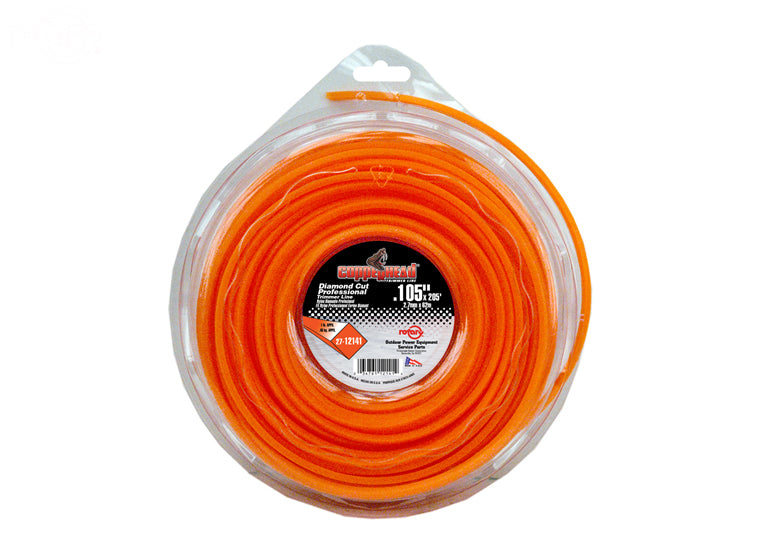 Copperhead 12141 Diamond Trimmer Line .105" 1 LB Donut | 205'