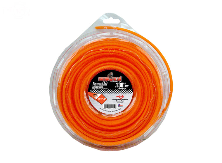 Copperhead 12142 Diamond Trimmer Line .130" 1 LB Donut | 135'
