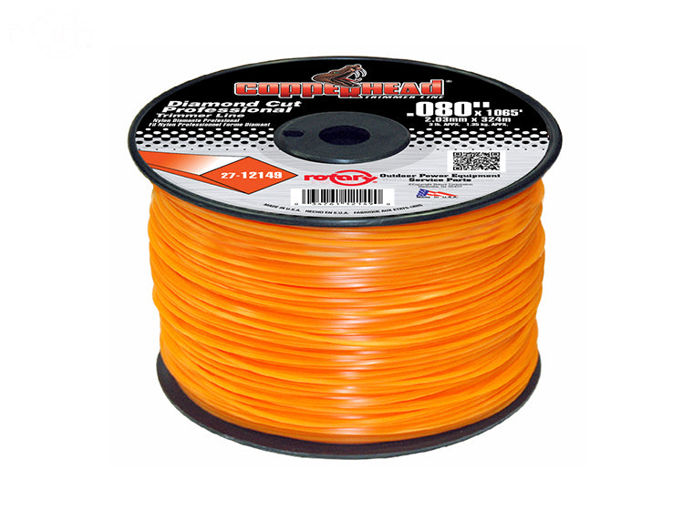 Copperhead 12149 Diamond Trimmer Line .080" 3 LB Spool | 1065'