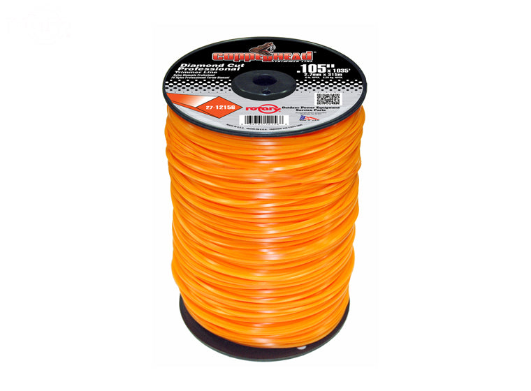 Copperhead 12156 Diamond Trimmer Line .105" 5 LB Spool | 1035'