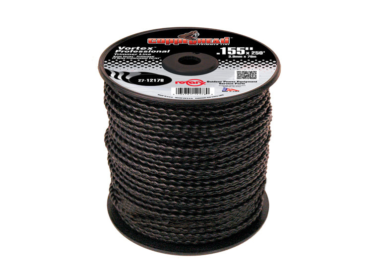 Copperhead 12178 Vortex Trimmer Line .155" Medium Spool | 250'
