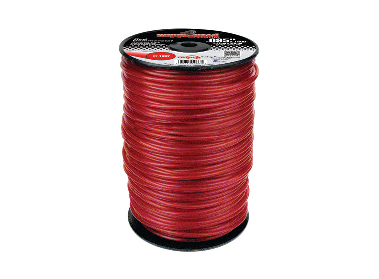 Copperhead 1337 Red Commerical Trimmer Line .095" 5 LB Spool | 1400'