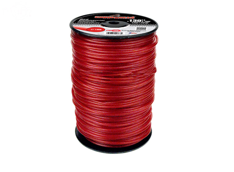 Copperhead 1368 Red Commercial Trimmer Line .130" 5 LB Spool | 750'