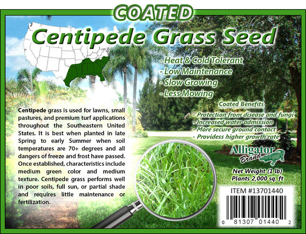 best time to plant centipede seed Centipede Grass Seed Coated (by the pound)