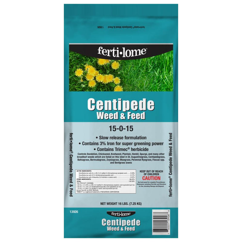 Ferti-Lome 13926 Centipede Weed & Feed  15-0-15 16 LB