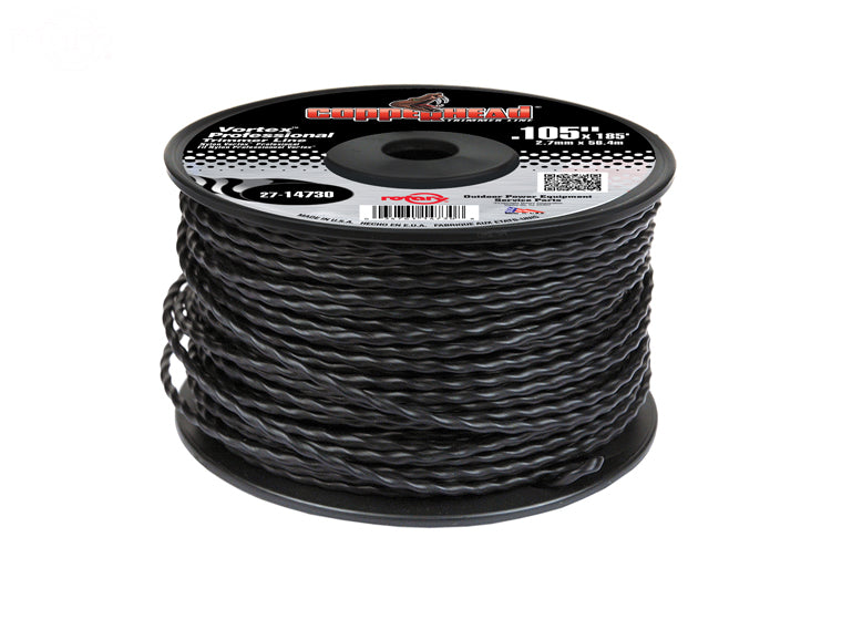 Copperhead 14730 Vortex Trimmer Line .105" Small Spool | 185'