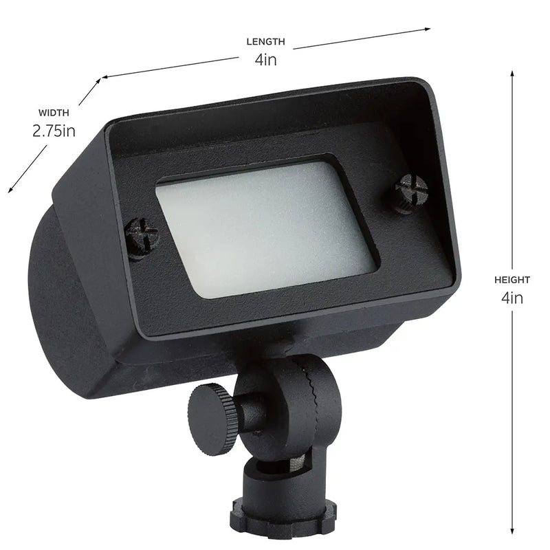 Kichler 15476BKT 12V Black Mini Flood Light