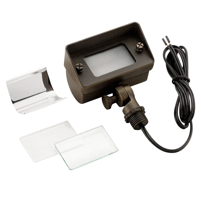 Kichler 15476CBR 12V Brass Mini Flood Light