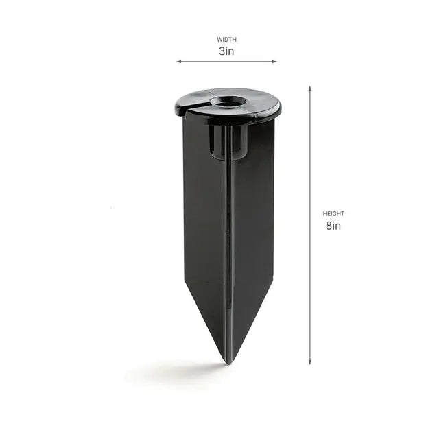 Kichler 15575BK In-Ground Support Stake 8" Black