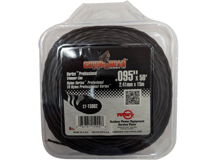 Copperhead 15902 Vortex Trimmer Line .095 50 Ft. Loop — Master