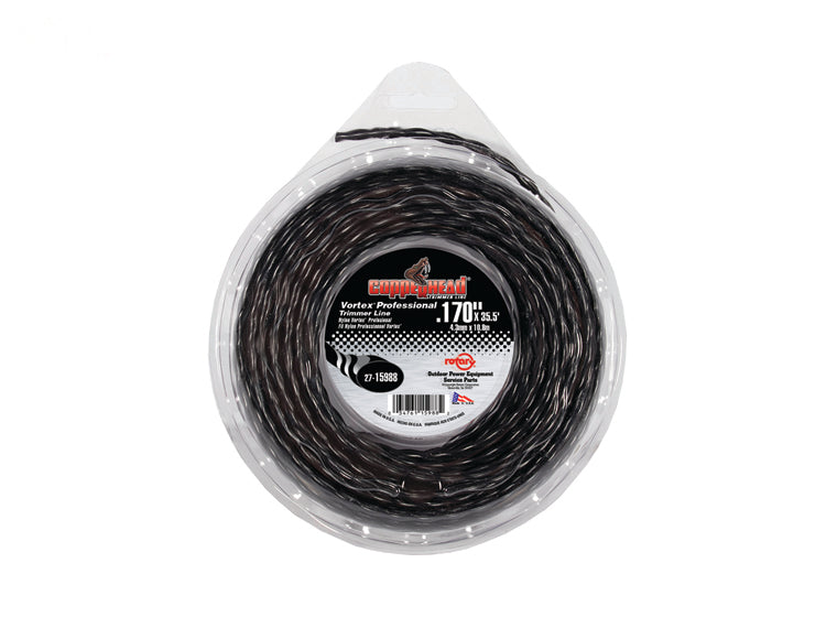 Copperhead 15988 Vortex Trimmer Line .170" Small Donut | 35'