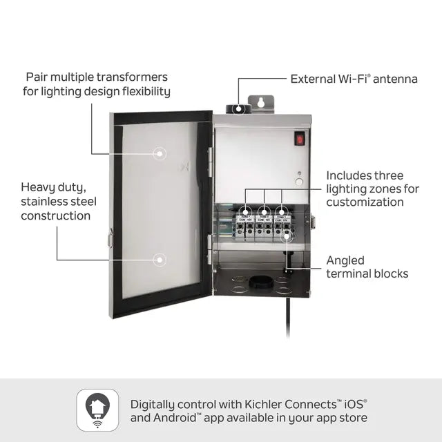 Kichler 15SCT300SS 300W Smart Control Transformer 12V