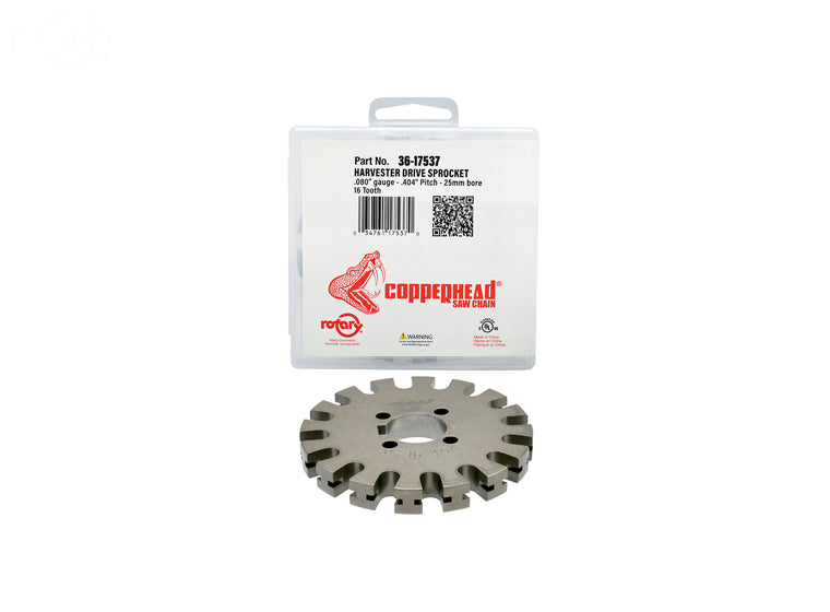 Copperhead 17537 Drive Sprocket for .404" pitch, .080" gauge Harvester Chain