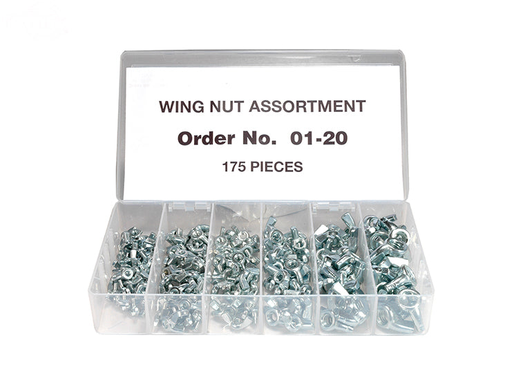 Rotary # 20 Wing Nut Assortment Kit