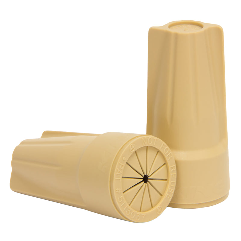 King 20111 Tan Waterproof Wire Connectors (15 Pack)