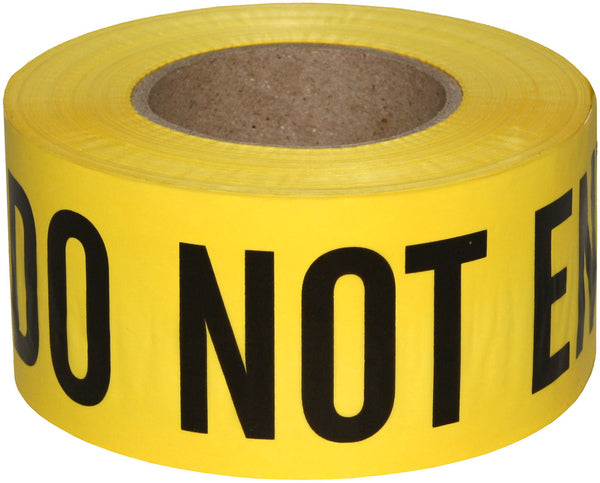 Do Not Enter Barricade Tape 3" x 1000 ft.