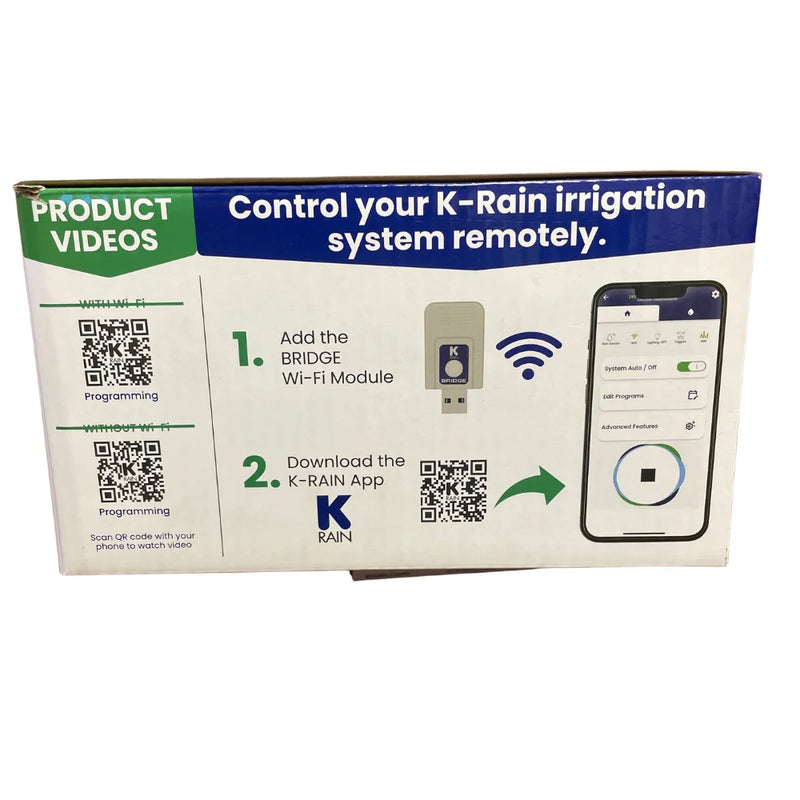 KRain 3302 Pro-EX3 4-Station Modular Irrigation Controller (WIFI Enabled)
