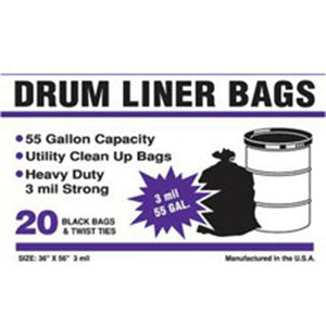 Contractor Bags HD 55 gal Drum Liners