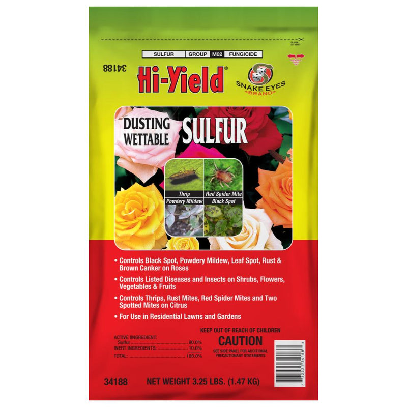 Hi-Yield 34188 Dusting Wettable Sulfur 3.25 lb.
