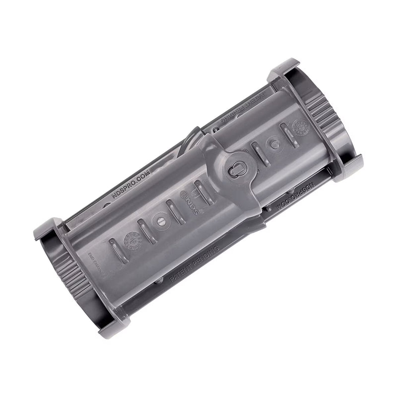 NDS Spee-D Contour Start and End Sections Channel Drain with Gray Grates