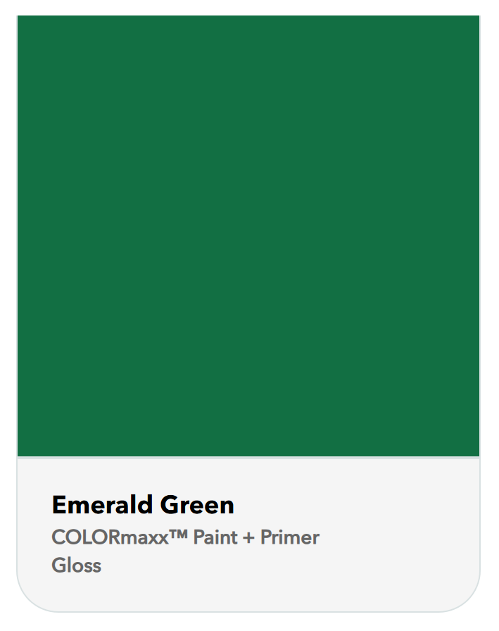 Krylon 5517 Indoor Outdoor Emerald Green Spray Paint 12 oz.
