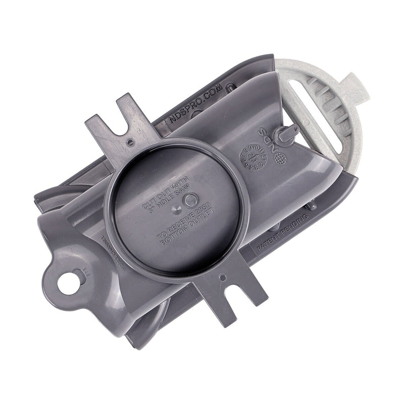 NDS Spee-D Contour Middle Section Channel Drain and Gray Grate