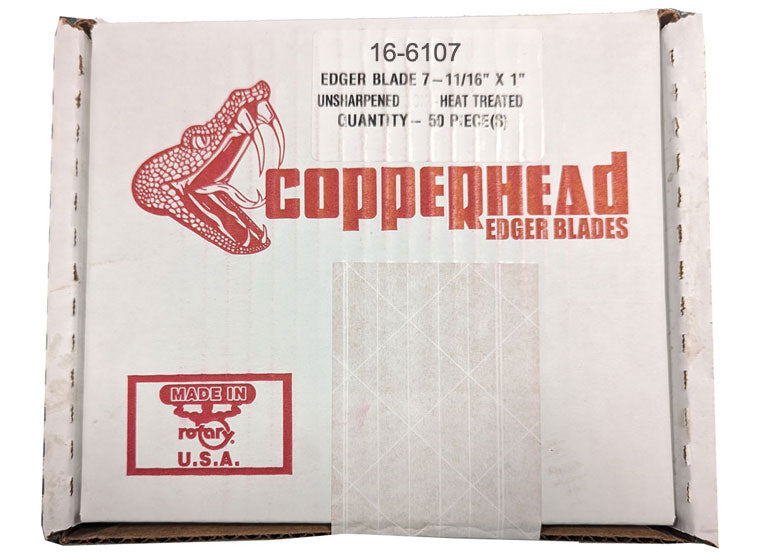 Copperhead 6107 Box of 50 Edger Blades Heat Treated for Stihl 4113-713-4101