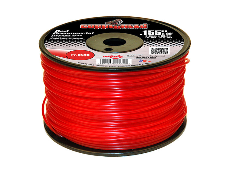 Copperhead 6530 Red Commercial Trimmer Line .155" 1 LB Spool | 99'