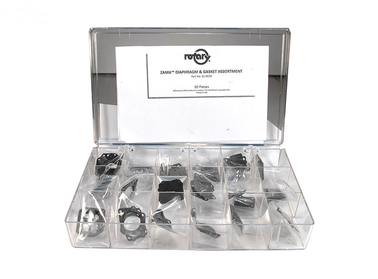 Rotary # 6578 Small Engine Zama Carburetor Repair Parts Assortment Kit