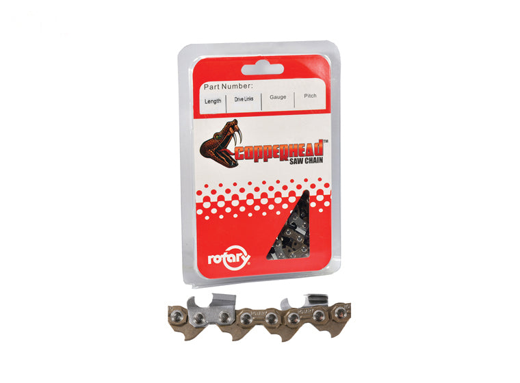 Copperhead 7424081 20" Chain Saw Chain .050 3/8 81 Links Chisel W/O Bumper