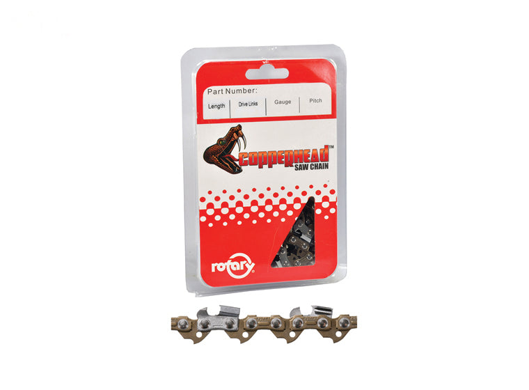 Rotary 7424093 3/8" Std .050" Gauge, 93 Drive Link, Chisel Without Bumper