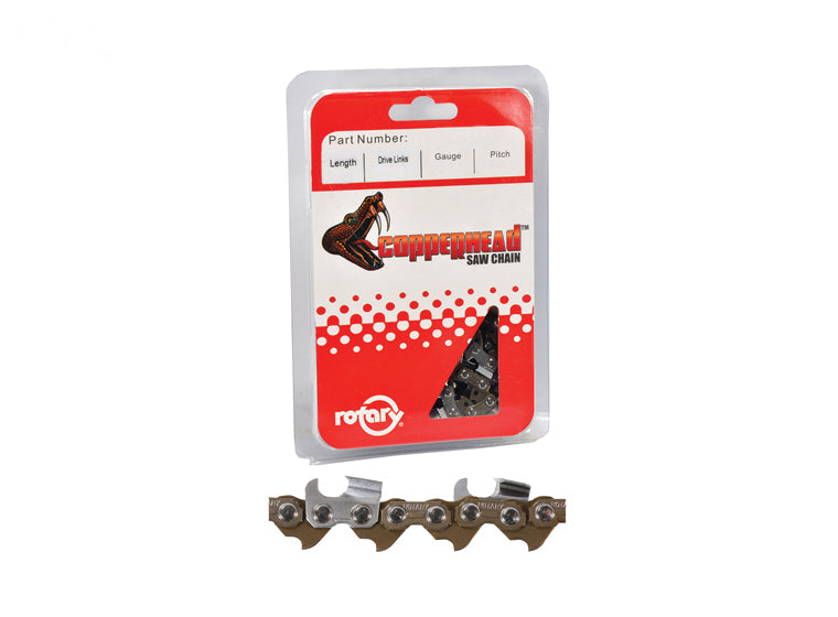 Rotary 7444115 3/8" Std .063" Gauge, 115 Drive Link, Chisel Without Bumper