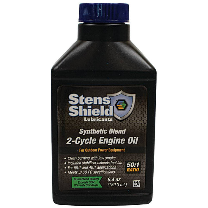 Stens Shield 770-646 2-Cycle Engine Oil 50:1 Synthetic Blend 6.4 oz. Bottle