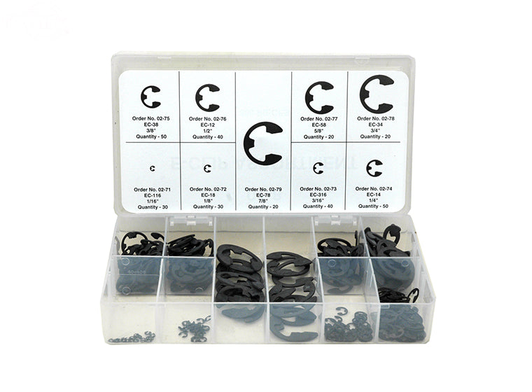 Rotary # 8 E-Clip Assortment Kit