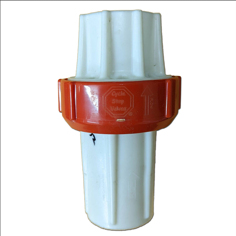 Cycle Stop Valve Plastic 60 psi 1-1/4 In.