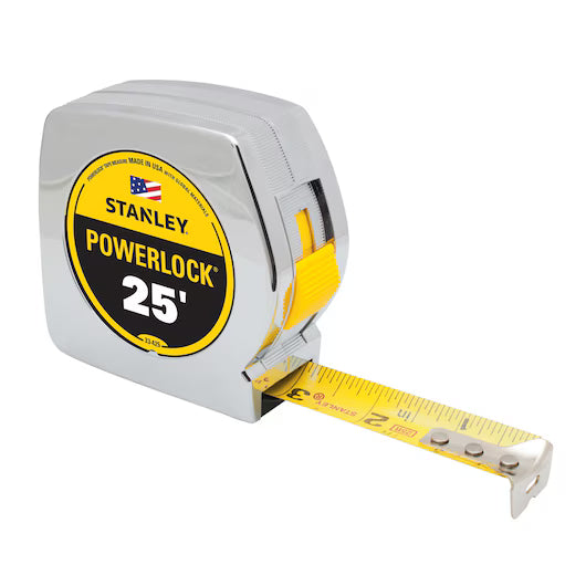 Stanley 25 Ft. x 1" Powerlock Tape Measure