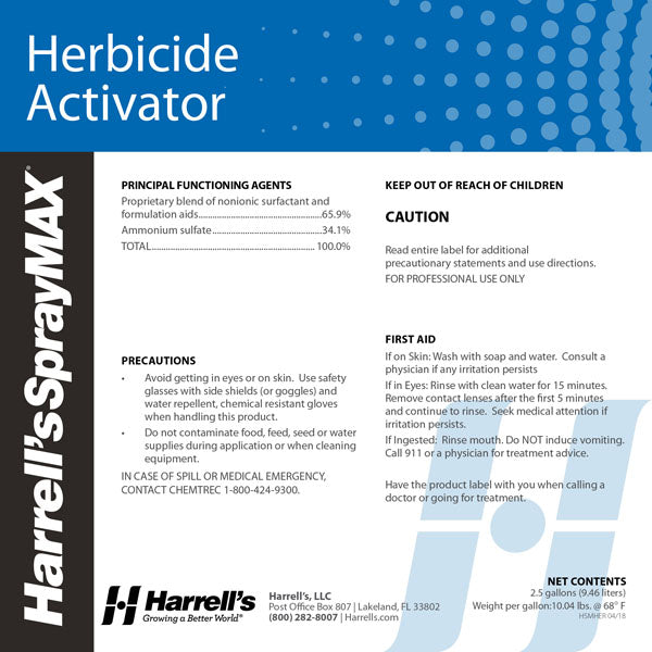 Harrell's Herbicide Activator 2.5 gallon