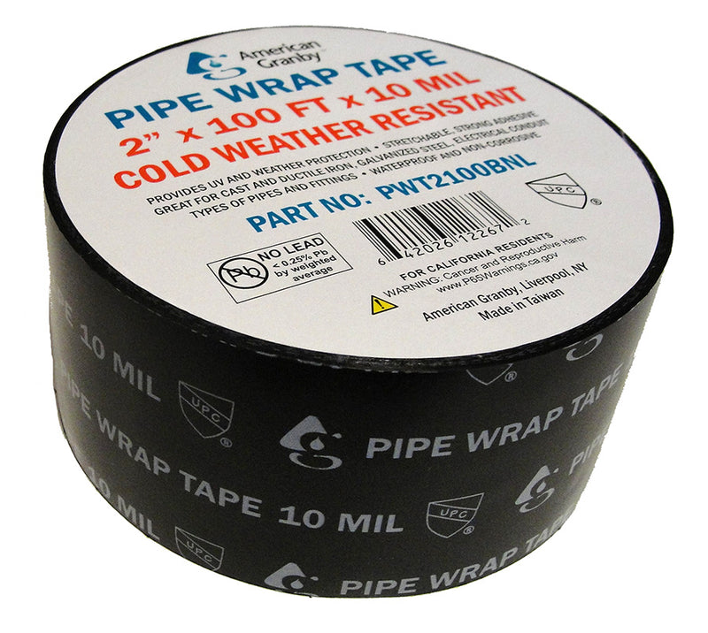 AG Pipe Wrap Tape 100-ft, Black