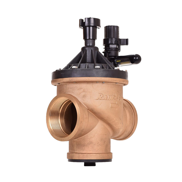Rain Bird BPES 3" Globe/Angle Scrubber Valve Brass w/ Flow Control FIPT x FIPT