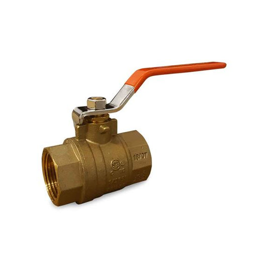 AG HFBV6-100TNL 1" Brass Full Port Ball Valve